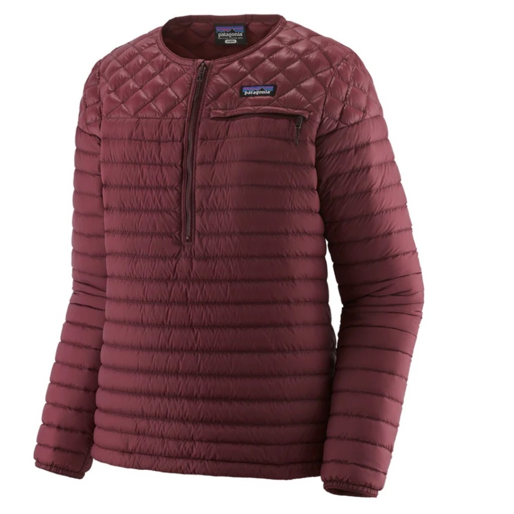 Patagonia Jacket Women's AlpLight Down Pullover in Dark Ruby Sz XXS NWOT
